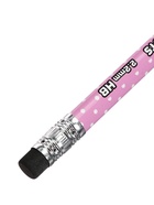 Карандаш чернографитный с ластиком ErichKrause "Dots", HB, грифель d=2.2 мм, пластик, трёхгранный в тубусе, микс - Фото 10