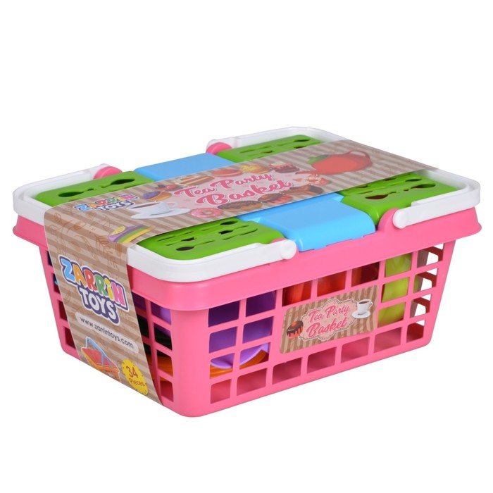 Игровой набор «Корзинка для чаепития», 34 предметов, МИКС 57577
