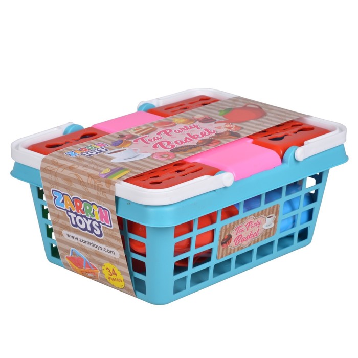 Игровой набор «Корзинка для чаепития», 34 предметов, МИКС 57577