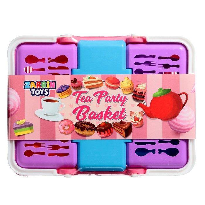 Игровой набор «Корзинка для чаепития», 34 предметов, МИКС 57577