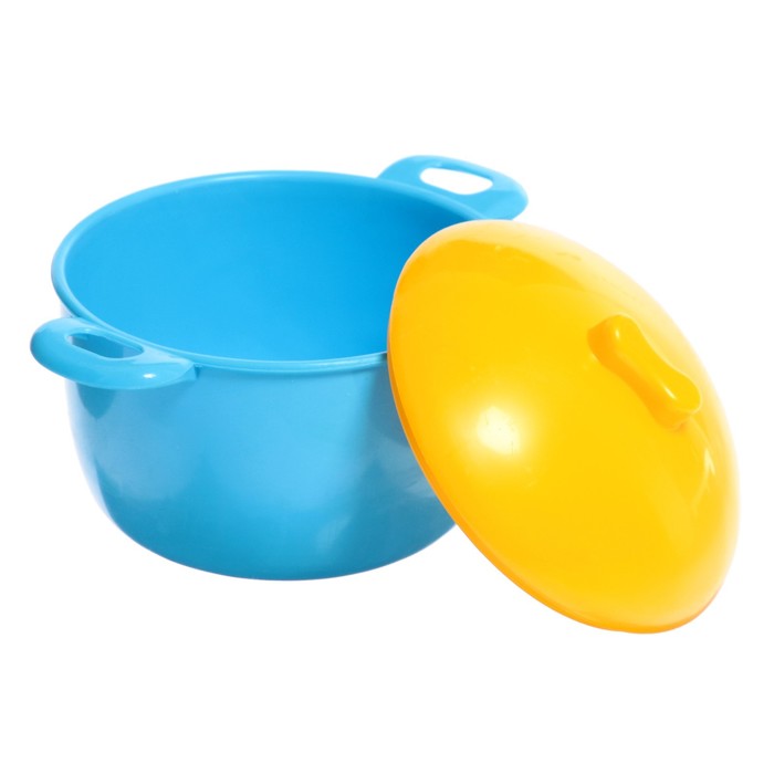 Набор посуды в корзине, 42 предмета, цвет жёлтый 57580