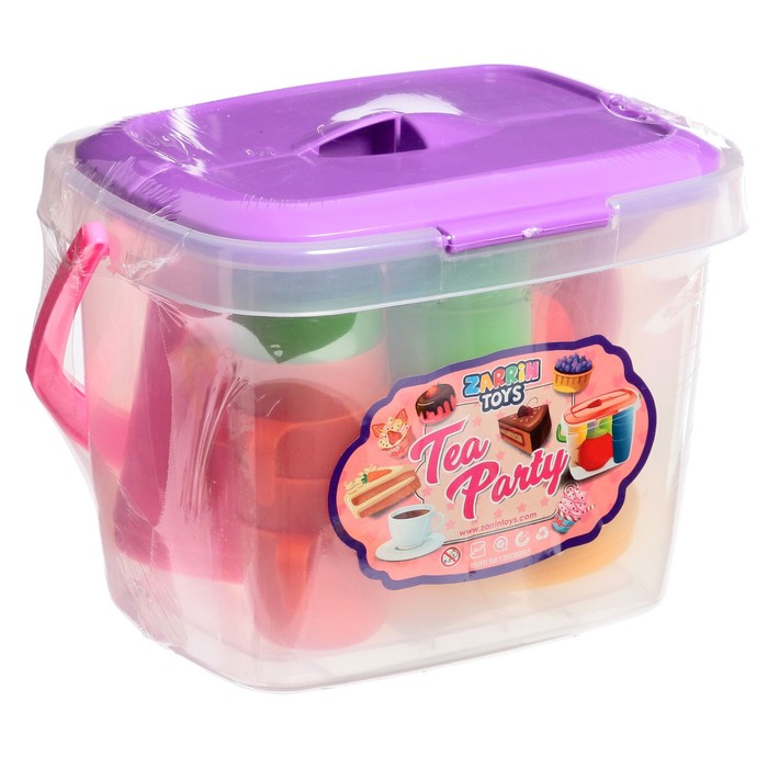 Игровой набор «Корзинка для чаепития», 35 предметов, МИКС 57581