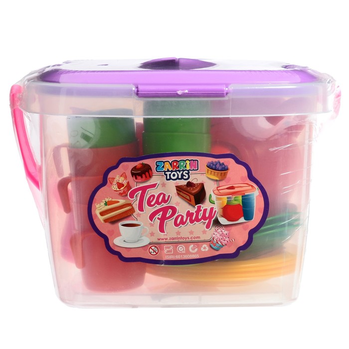 Игровой набор «Корзинка для чаепития», 35 предметов, МИКС 57581