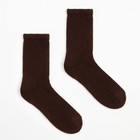 Носки мужские с пухом яка, цвет шоколадный, размер 41-43 - фото 5045524