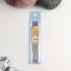 Спицы для вязания, чулочные, d = 4 мм, 15 см, 5 шт - фото 10037425