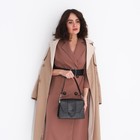 Сумка женская Souffle на магните, цвет чёрный - фото 21847726