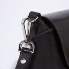 Сумка женская Souffle на застёжке, наружный карман, цвет коричневый - фото 21847815