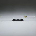 Сувенирное оружие "Катана Пачи" 100 см, белая с золотом, на подставке - Фото 2