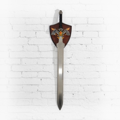 Панно на стену «Макет оружия: сувенирный меч на планшете. Робо», декор настенный, 90 см