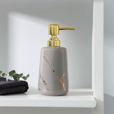 Дозатор для жидкого мыла SAVANNA Lightning, 350 мл, цвет бежевый