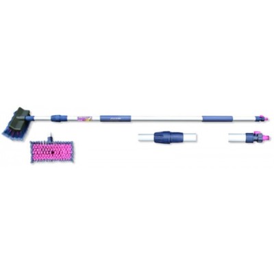 Щетка для мытья City Up, телескопическая на шланг, 270 см, расщеплённая