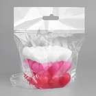 Свеча фигурная "Бабл Сердце" 6 см, бело-розовая - Фото 4