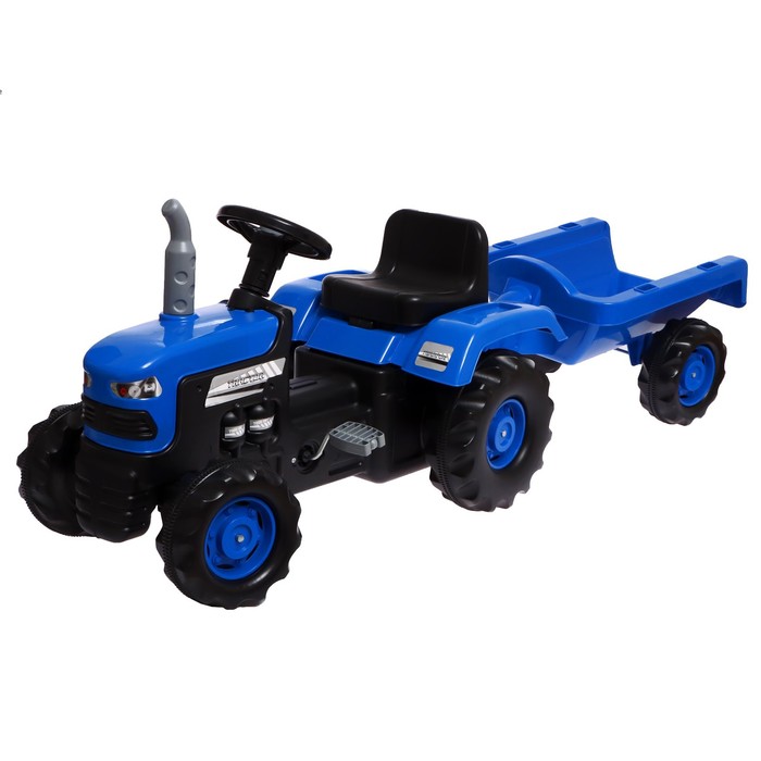  «Трактор», с прицепом, цвет синий (9316877) - Купить по цене .