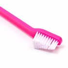 Набор зубная щётка двухсторонняя и 2 щётки-напальчника, микс цветов - Фото 3