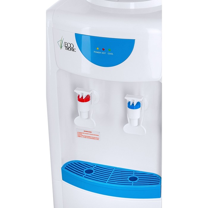 Кулер для воды Ecotronic V14-LE XS , нагрев/охлаждение, 500/50 Вт, бело-голубой - фото 1906102960