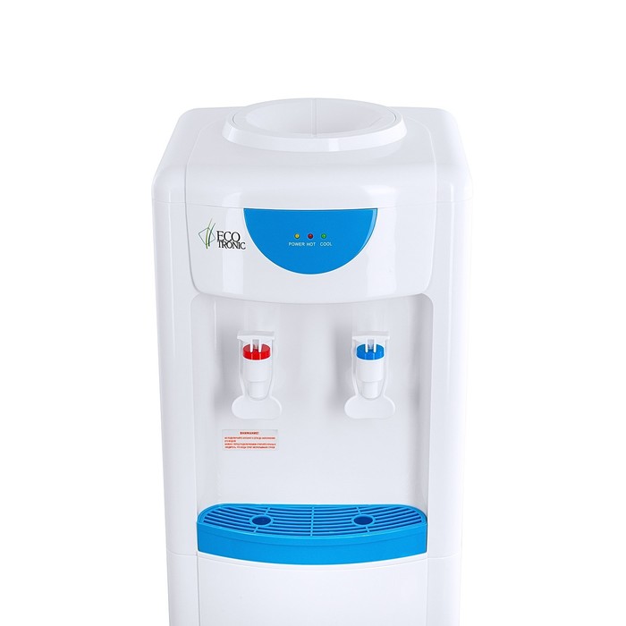 Кулер для воды Ecotronic V14-LE XS , нагрев/охлаждение, 500/50 Вт, бело-голубой - фото 1906102961