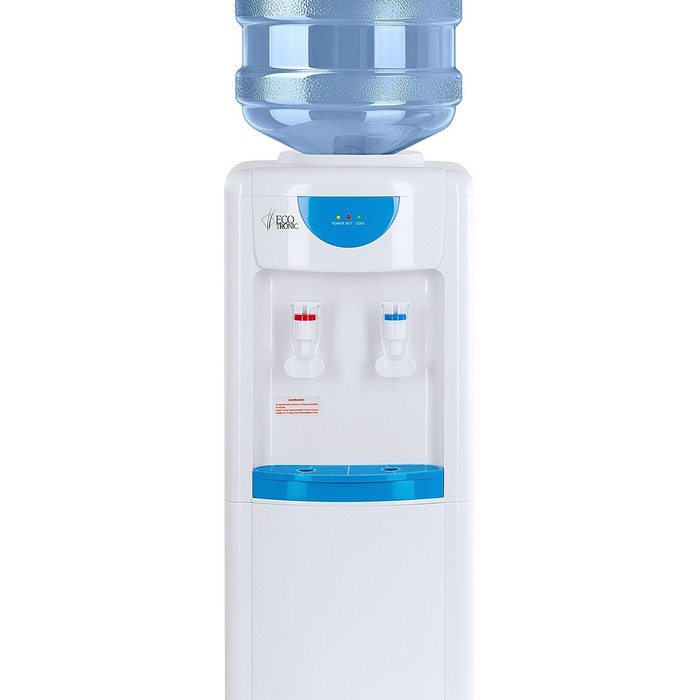 Кулер для воды Ecotronic V14-LE XS , нагрев/охлаждение, 500/50 Вт, бело-голубой - фото 1882526101