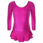 GD Купальник гимнастический с юбкой лайкра, цвет лиловый (р.32) - фото 25478519