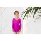 GD Купальник гимнастический с юбкой лайкра, цвет лиловый (р.32) - фото 25478521