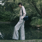 Сумка женская мессенджер TEXTURA на магните, 17×8×19 см, синяя - Фото 8