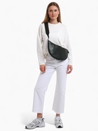 Сумка женская кросс-боди TEXTURA на молнии, 26×3×21 см, зелёная - Фото 12