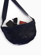 Сумка женская кросс-боди TEXTURA на молнии, 26×3×21 см, синяя - Фото 9