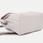 Рюкзак женский из искусственной кожи на молнии TEXTURA, цвет бежевый - фото 24315921