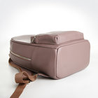 Рюкзак женский из искусственной кожи на молнии TEXTURA, цвет серый - Фото 5