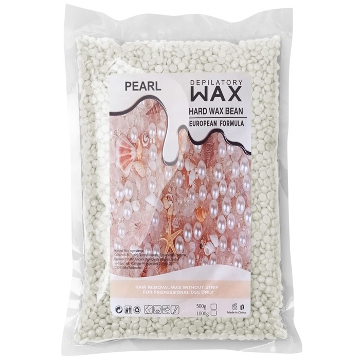 Воск плёночный для депиляции в гранулах JessNail «Жемчуг», 500 г - Фото 1