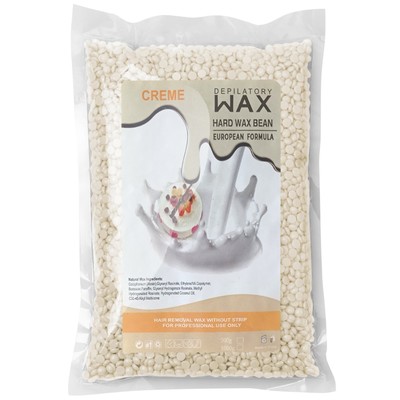 Воск плёночный для депиляции в гранулах JessNail «Кремовый», 500 г