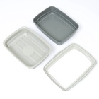 Лоток большой с сеткой и бортиком Atlantis «Стандарт», 43×33×12.5 см, серый - Фото 6