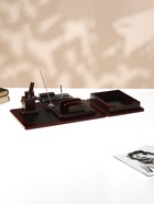 Набор настольный 6 в1 (карандашница, подставка для ручек, визитница, лоток, блок для бумаг, подставка) - Фото 11