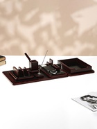 Набор настольный 6 в1 (карандашница, подставка для ручек, визитница, лоток, блок для бумаг, подставка) - Фото 12