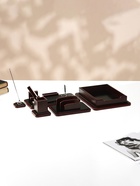 Набор настольный 6 в1 (карандашница, подставка для ручек, визитница, лоток, блок для бумаг, подставка) - Фото 13