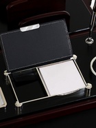 Набор настольный 6 в1 (карандашница, подставка для ручек, визитница, лоток, блок для бумаг, подставка) - Фото 3