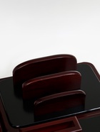 Набор настольный 6 в1 (карандашница, подставка для ручек, визитница, лоток, блок для бумаг, подставка) - Фото 5