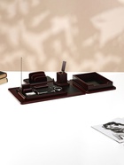 Набор настольный 6 в1 (карандашница, подставка для ручек, визитница, лоток, блок для бумаг, подставка) - Фото 7