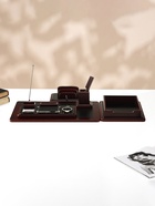 Набор настольный 6 в1 (карандашница, подставка для ручек, визитница, лоток, блок для бумаг, подставка) - Фото 8