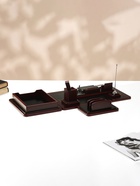 Набор настольный 6 в1 (карандашница, подставка для ручек, визитница, лоток, блок для бумаг, подставка) - Фото 9