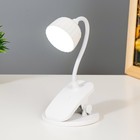 Настольная лампа "Ланди" LED 1,5Вт USB белый 8,5х8,5х19 см RISALUX - Фото 2