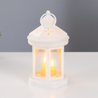 Ночник "Свечи" LED от батареек белый 9,5х9,5х17,5 см RISALUX - фото 21849186