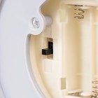 Ночник "Листья" LED от батареек 3хААА серый с золотой патиной 14х14х29,5 см RISALUX - фото 21849313