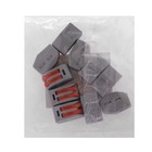 Строительно-монтажная клемма СК-328, 32 А, 0.08-2.5 мм2, 2 отверстия, с рычажком, набор 10 шт. - Фото 4