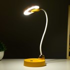 Настольная лампа "Блум" LED 3Вт АКБ USB желтый 11,5х13х45 см RISALUX - Фото 3