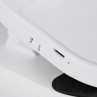 Настольная лампа на прищепке "Блум" LED 3Вт АКБ USB белый 8х12х42,5 см RISALUX - фото 21849598