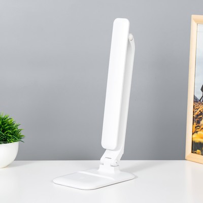 Настольная лампа «Вилман» LED 5 Вт АКБ USB белый 28.8×31.5 см RISALUX