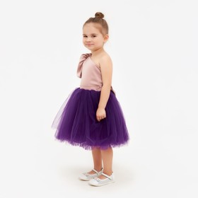 

Платье для девочки MINAKU: PartyDress цвет фиолетовый/розовый, рост 122