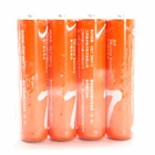 Батарейка алкалиновая Xiaomi ZMI Rainbow Zi7, AАA, LR03, спайка 4 шт, оранжевые - фото 51323379