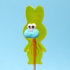 Карамель на палочке "Зая", жёлтый, 25 г - Фото 2