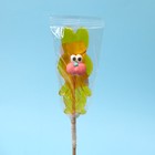 Карамель на палочке "Зая", жёлтый, 25 г - Фото 4